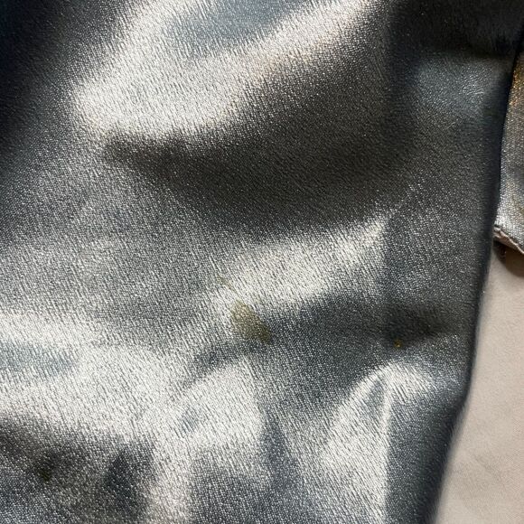 Rosedress One Shoulder Ruched Prom Dress Metallic Blue Size Small - Picture 6 of 6